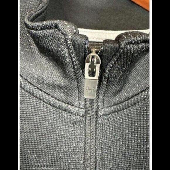 Under Armour Medium Tech Quarter Zip Pullover Black 1285095 Mens Activewear M - Picture 3 of 8
